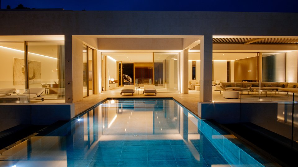 Pool at Night Pool at Night