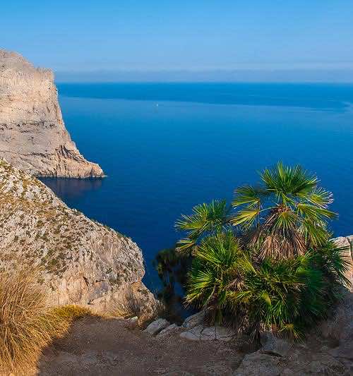 imposing north coast of Mallorca