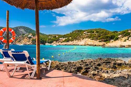 Sonnenliegen Camp de Mar