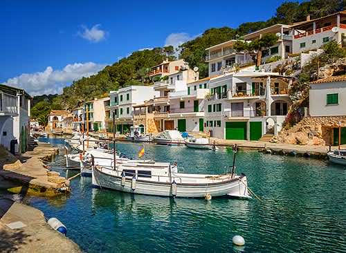 Idyllisches Fischerdorf Cala Figuera nahe Santanyi Mallorca