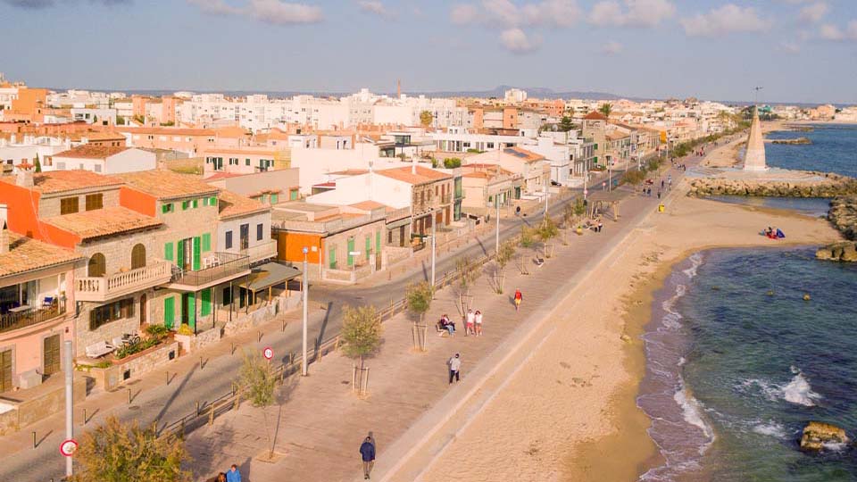 Molinar beach and coastwalk