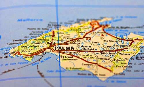 Mallorca map