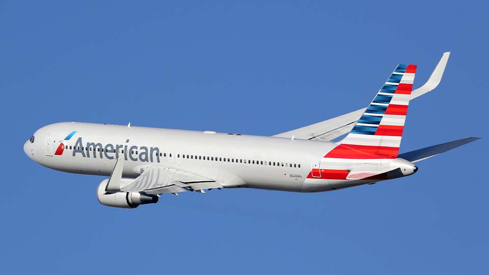 American Airlines vuelvo