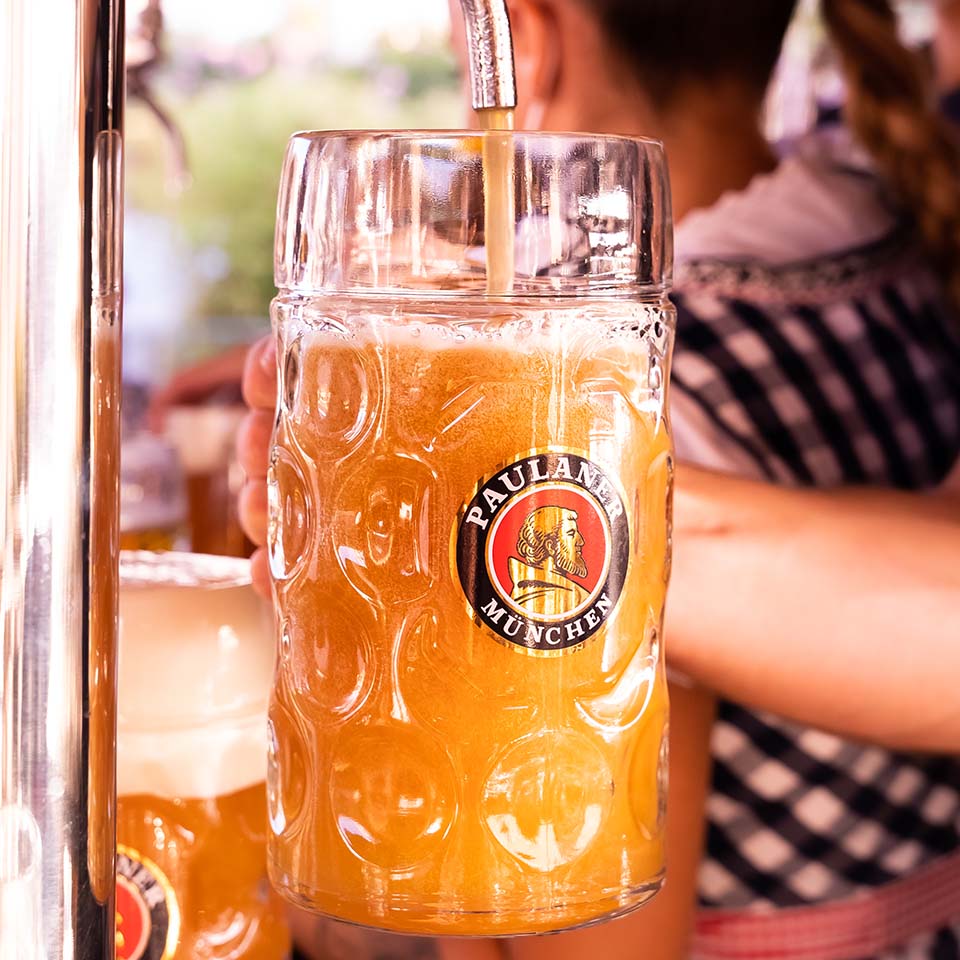 un vaso de cerveza