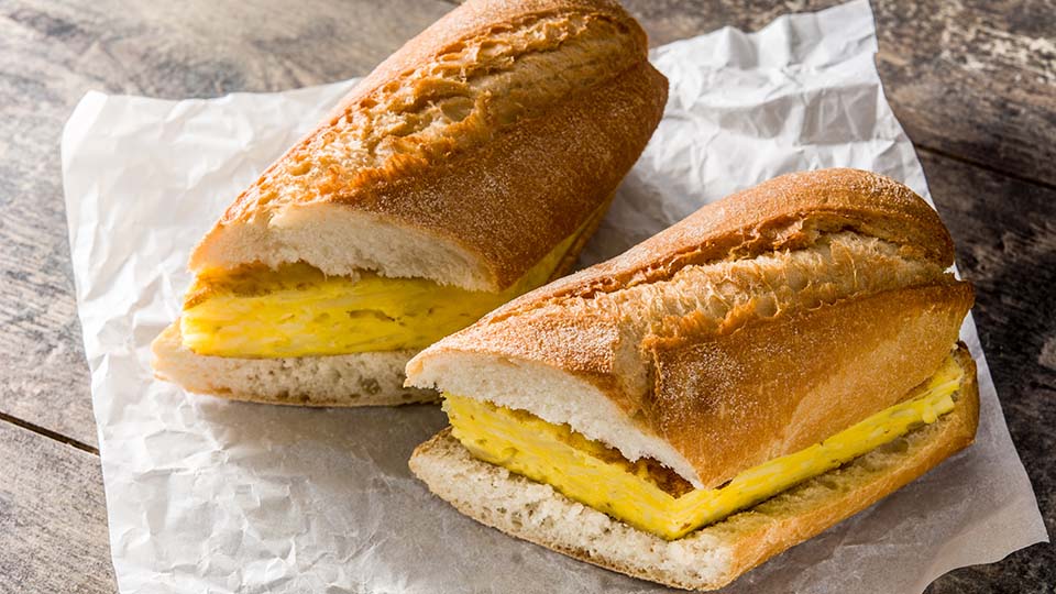 Tortilla baguette