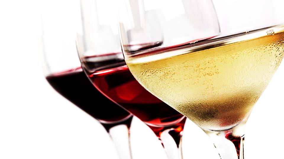 un vaso de vino